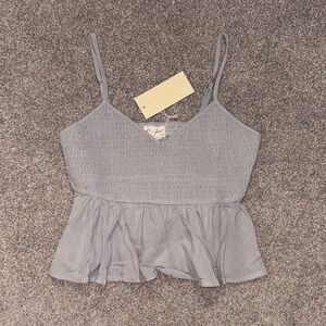 Elegant Gray Camisole Top